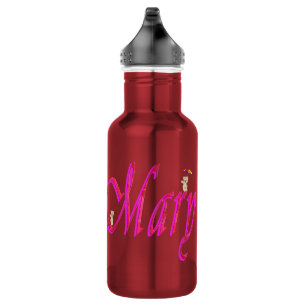 Mary, Name, Logo, Mädchen wiederverwendbare Wasser Edelstahlflasche
