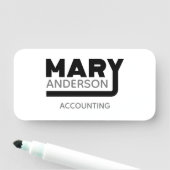 Mary Name Tag Namensschild (Beispiel)