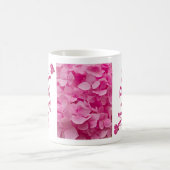 "Mary" Niedliche rosa Frühlingsherzen Kaffeetasse (Mittel)
