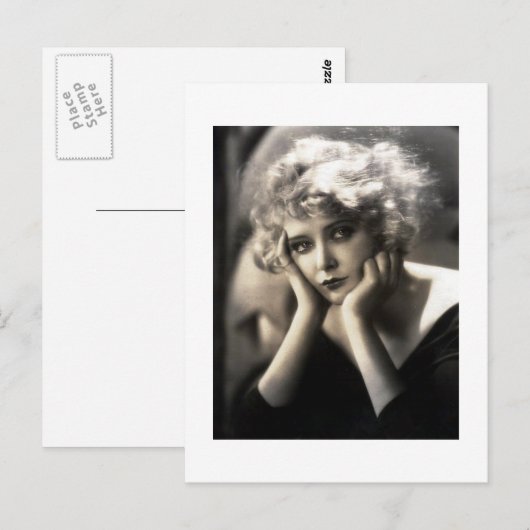 Mary Nolan, 1920 Postkarte (Vorne/Hinten)