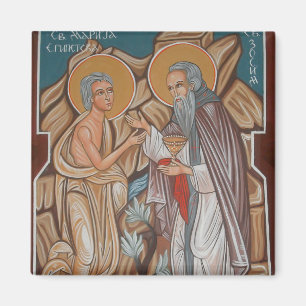 Mary of Egypt Orthodox Christlich Icon Magnet