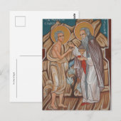 Mary of Egypt Orthodox Christlich Icon Postkarte (Vorne/Hinten)