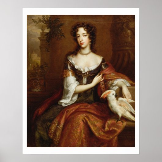 Mary of Modena (1658-1718), c.1685 (Öl auf Leinwan Poster (Vorne)