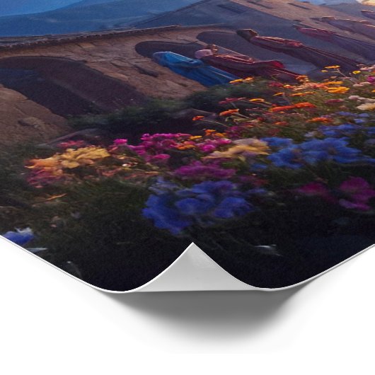 Mary of Nazareth Walking Alone Poster (Ecke)