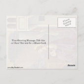 Mary of the Annunciation by Giotto di Bondone Postkarte (Rückseite)