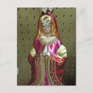 Mary Ornament Postkarte