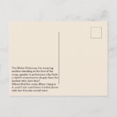 Mary Our Lady of Traurows Unakulates Heart Postkarte (Rückseite)