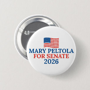 Mary Peltola für den Senat 2026 Alaska-Wahl Button