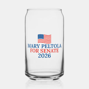 Mary Peltola für den Senat 2026 Alaska-Wahl Dosenglas