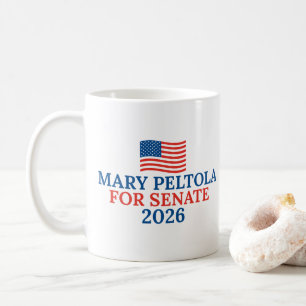 Mary Peltola für den Senat 2026 Alaska-Wahl Kaffeetasse