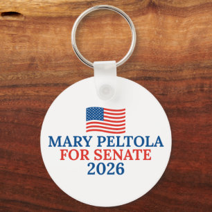 Mary Peltola für den Senat 2026 Alaska-Wahl Schlüsselanhänger