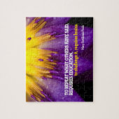 Mary Pettibone Poole Inspiration Zitat "Gehirne" Puzzle (Vertikal)