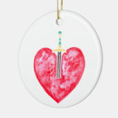 Mary/Pierced Heart - Jesse Tree Keepake Ornament (Links)