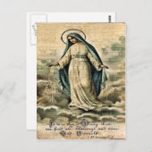 Mary Postcard Postkarte (Vorne/Hinten)