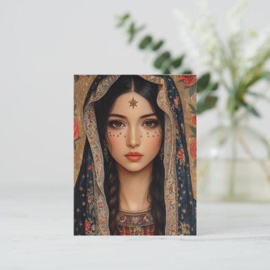 Mary Postkarte (Stehend Vorderseite)