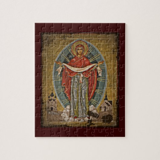 Mary Protector Theotokos Puzzle (Vertikal)