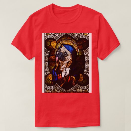 Mary Pug T-Shirt (Design vorne)