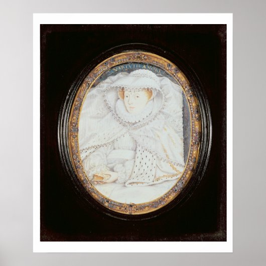 Mary Queen of Schotten (1542-87) als Witwe Poster (Vorne)