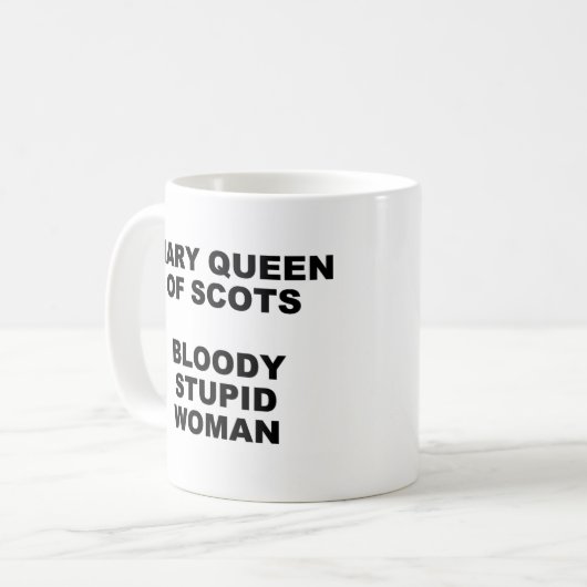 Mary Queen of Schotten Tasse (Vorderseite Links)