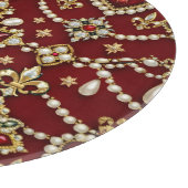 Mary Queen of Scots Inspired Design Magical Jewels Schneidebrett (Ecke)