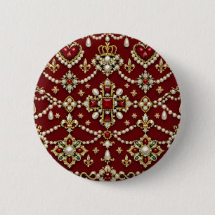 Mary Queen of Scots Inspiriertes Design Magische J Button