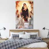 Mary Queen of the Angels Jesus Leinwanddruck (Insitu (Schlafzimmer))