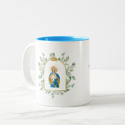 Mary Queen of the Universe Tasse (Vorderseite Links)