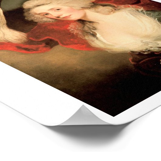 Mary Robinson als Perdita von John Hoppner 1758 18 Poster (Ecke)