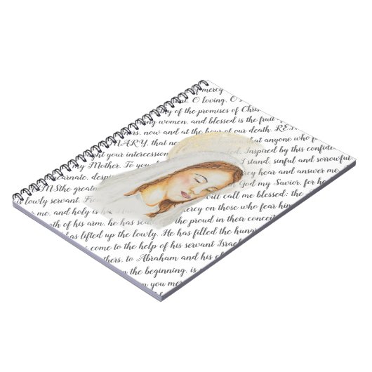 Mary’s Prayer Notizblock (Linke Seite)