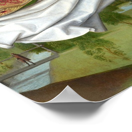 Mary - Saint Lucy Legend Fine Art Poster (Ecke)