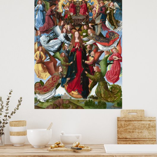 Mary - Saint Lucy Legend Fine Art Poster (Küche)