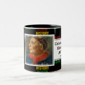 MARY SEACOLE Personalisiert | Monat der Schwarzen Zweifarbige Tasse (Mittel)