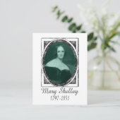 Mary Shelley Postkarte (Stehend Vorderseite)