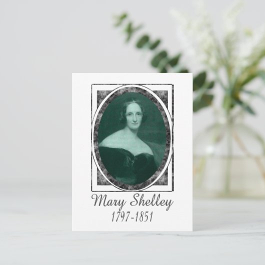 Mary Shelley Postkarte (Stehend Vorderseite)