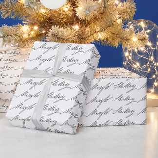 Mary Shelley Unterschrift Geschenkpapier