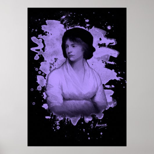 Mary Shelley (Wollstonecraft) Tribute Poster (Vorne)