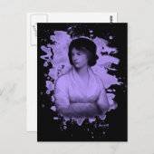 Mary Shelley (Wollstonecraft) Tribute Postkarte (Vorne/Hinten)