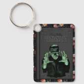 Mary Shelleys Frankenstein-Buch Schlüsselanhänger (Vorderseite)