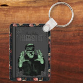 Mary Shelleys Frankenstein-Buch Schlüsselanhänger (Rückseite)