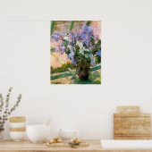 Mary Stevenson Cassatt - Blume im Fenster Poster (Küche)