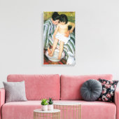 Mary Stevenson Cassatt - Das Bad Leinwanddruck (Insitu (Wohnzimmer))