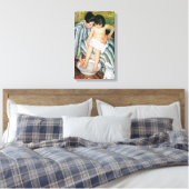 Mary Stevenson Cassatt - Das Bad Leinwanddruck (Insitu (Schlafzimmer))