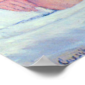 Mary Stevenson Cassatt Frühstück im Bett Poster (Ecke)