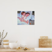 Mary Stevenson Cassatt Frühstück im Bett Poster (Küche)