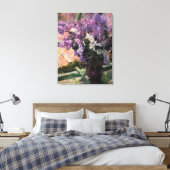 Mary Stevenson Cassatt - Lilacs in a Window 1880 Leinwanddruck (Insitu (Schlafzimmer))