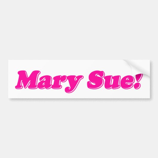 Mary Sue! Autoaufkleber (Vorne)