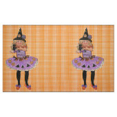 Mary the Happy Halloween Witch Fabric Stoff (Fat Quarter (45,7 x 55,9 cm))