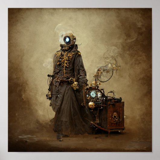 Mary the Steampunk Automaton Poster (Vorne)
