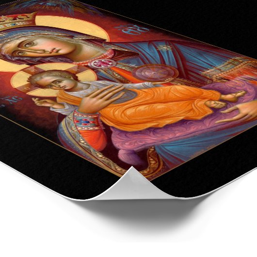 Mary - Theotokos Poster (Ecke)