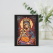 Mary - THEOTOKOS Postkarte (Stehend Vorderseite)